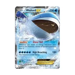 Pokemon XY - Primal Clash Wailord EX (UR) #38 (Holo) NM - Image 1