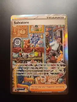 Salvatore 212/162 Pokemon TCG SV05: Temporal Forces Special Illustration Rare - Image 1