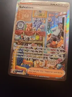 Salvatore 212/162 Pokemon TCG SV05: Temporal Forces Special Illustration Rare - Image 2
