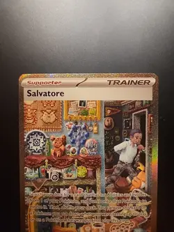 Salvatore 212/162 Pokemon TCG SV05: Temporal Forces Special Illustration Rare - Image 3