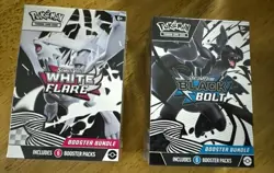Pokemon Black Bolt And White Flare Booster Bundles New / Sealed - 1 Of Each ! - Image 1