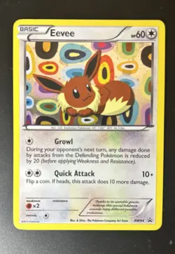 Pokemon TCG - Eevee BW94 - Black Star Promo - LP - Image 5