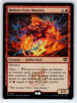 Molten-Core Maestro Foil R Secrets of Strixhaven 125 NM - Image 1
