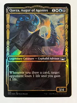 Queza, Augur of Agonies (Showcase) Streets of New Capenna Foil MTG NM - Image 1