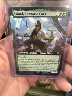 Mtg. Lizard, Connors's Curse Extended Art. Marvel's Spider-Man. Pack Fresh - Image 1