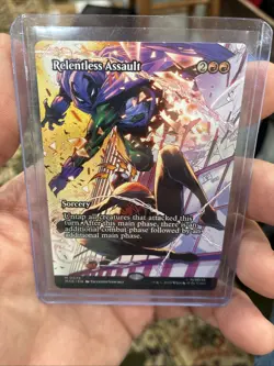 Borderless Relentless Assault MAR 0025 Mythic MTG Spider-Man - Image 1