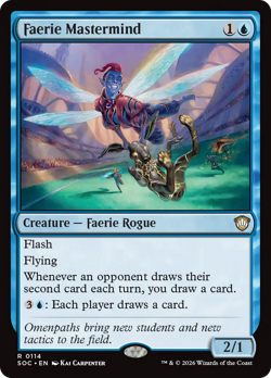 Faerie Mastermind - 114 - SOC - Near Mint - MTG - Image 1