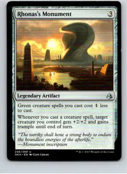 Magic the Gathering Rhonas's Monument Amonkhet MTG Free Shipping! - Image 1