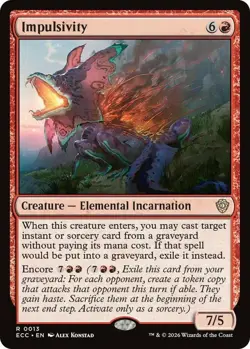 Impulsivity Commander: Lorwyn Eclipsed Near Mint, English - Image 1