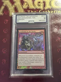 2003 MTG Magic the Gathering ~ Mirrodin ~ Confusion in the Ranks-Foil ~ AGS 9 - Image 1