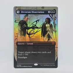 Decorum Dissertation M 0292 (Borderless) MTG Secrets of Strixhaven (FOIL) - Image 1
