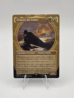 Aragorn, the Uniter (Showcase) MTG Universes Beyond: LTR Regular English LP - Image 1
