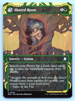 MTG Shared Roots U Secrets of Strixhaven: Mystical Archive (SOA) 58 NM Magic - Image 1