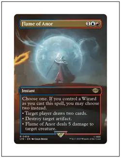 1x Flame of Anor, Borderless Art, Magic MTG NM - Image 1