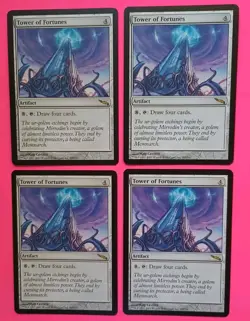 Magic the Gathering MTG Mirrodin TOWER OF FORTUNES X 4 LP/EX RARE 2003! - Image 1