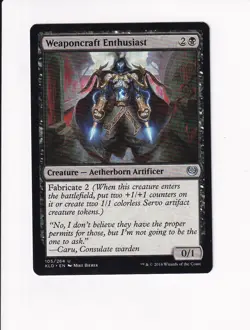 2016 MAGIC THE GATHERING MTG WEAPONCRAFT ENTHUSIAST (PdC) - Image 1