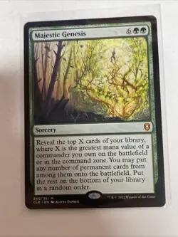 Majestic Genesis Commander Legends: Battle for Baldur's Gate #240 Mythic - Image 1