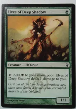 Elves of Deep Shadow *Common* Magic MtG x1 Izzet vs Golgari MP - Image 1