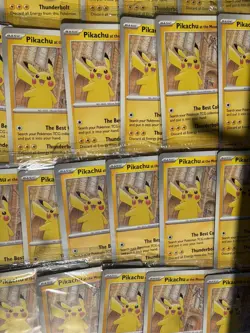 50 x Pokemon Pikachu at the Natural History Museum Sealed Jumbo Promo SVP - Image 1