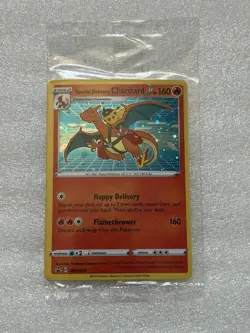 Pokemon TCG Special Delivery Charizard SWSH075 BlackStarPromo ENG Sealed - Image 1