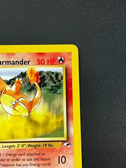 Blaine's Charmander 61/132 - Gym Heroes Vintage WOTC Pokemon TCG Card LP - Image 4