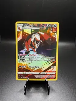Pokemon TCG Thievul Crown Zenith: Galarian Gallery GG17/GG70 Regular Ultra Rare - Image 1