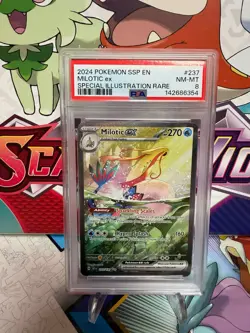 PSA 8 Milotic ex 237/191 SIR Alt Art - Surging Sparks - Pokemon TCG - SHIPS FAST - Image 1