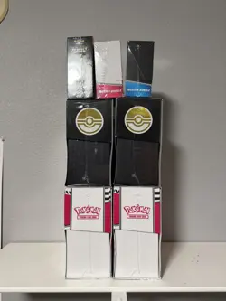 Pokemon (Sealed) 2Mega Evolution & 2White Flare ETB. 3 Booster box. *Tint empty. - Image 2