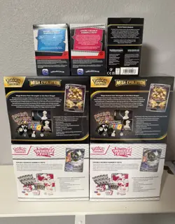 Pokemon (Sealed) 2Mega Evolution & 2White Flare ETB. 3 Booster box. *Tint empty. - Image 3