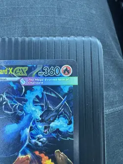 Pokemon TCG Mega Charizard X EX 125/094 PFLEN Rare Holo 360 HP 90x Attack - Image 2