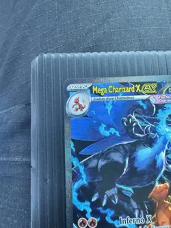 Pokemon TCG Mega Charizard X EX 125/094 PFLEN Rare Holo 360 HP 90x Attack - Image 3
