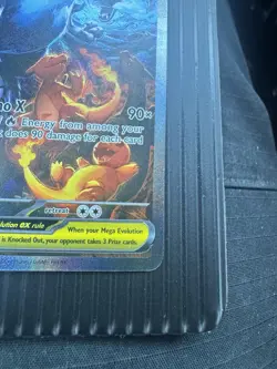 Pokemon TCG Mega Charizard X EX 125/094 PFLEN Rare Holo 360 HP 90x Attack - Image 5