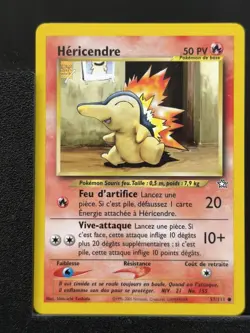 Carte Pokemon Hericendre 57/111 Unlimited Ed 2 Neo Genesis Wizards fr - Image 2
