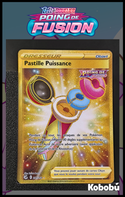 Carte Pokemon Pastille Puissance 281/264 EB8 Poing De Fusion Epee Bouclier - Image 1