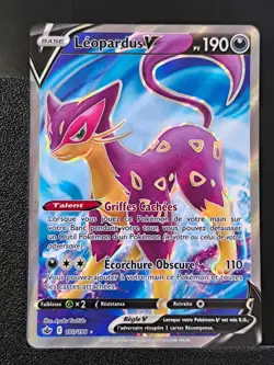 Carte Pokemon Leopardus V 180/198 EB6 Regne De Glace Epee et Bouclier FR - Image 2