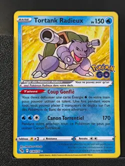 Carte Pokemon Tortank Radieux 018/078 EB10.5 Pokemon Go Pogo - Image 2