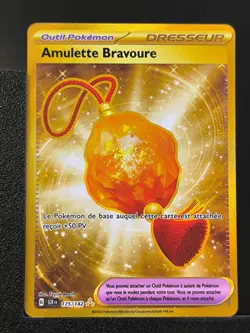 Carte Pokemon Amulette Bravoure 175/142 EV7 Couronne Stellaire SCR - Image 2