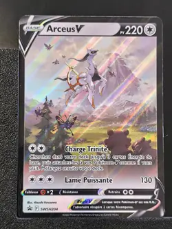 Carte Pokemon Arceus V SWSH204 FR Promo Epee Et Bouclier - Image 2