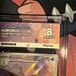 Pokemon TCG Aurorus 092/088 Perfect Order Illustration Rare ace 8 #996466 - Image 2