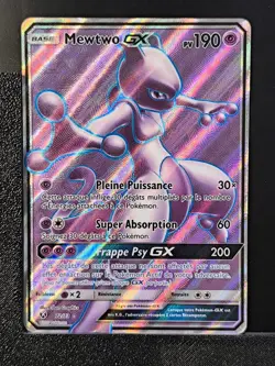 Carte Pokemon Mewtwo GX 72/73 SL3.5 Legendes Brillantes Soleil Lune - Image 2