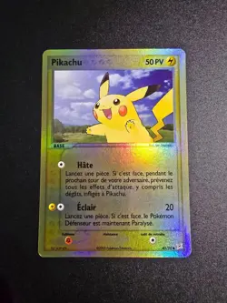 Carte Pokemon Pikachu 43/95 Reverse Ex Team Aqua Team Magma TATM RARE - Image 2