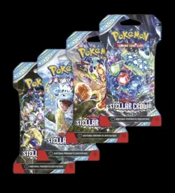 Pokemon Stellar Crown Booster Pack - Factory Sealed - Random Pack Art - Image 1