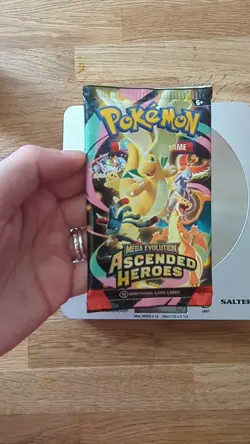 23g Ascended Heroes Booster Pack HEAVY GOD PACK U Pokemon booster pack - Image 2