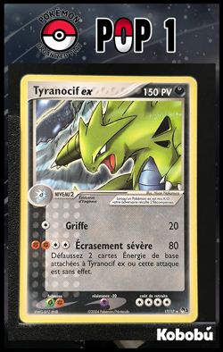 Carte Pokemon Tyranocif ex 17/17 POP 1 Bloc Ex Promo Ligue BlackStar FR - Image 1