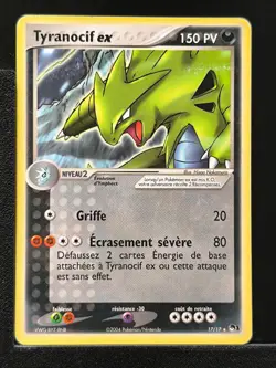 Carte Pokemon Tyranocif ex 17/17 POP 1 Bloc Ex Promo Ligue BlackStar FR - Image 2