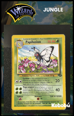 Carte Pokemon Papilusion 33/64 Edition 2 Ed 2 Jungle Wizards 4 - Image 1