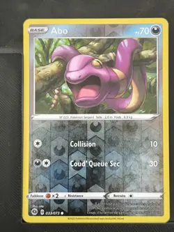 Carte Pokemon Abo 033/073 Reverse La Voie Du Maitre Epee et Bouclier - Image 2
