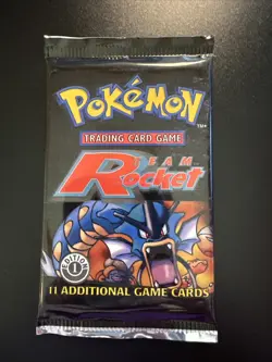 Pokemon 1st Edition Team Rocket Booster Pack - New Factory Sealed - Gyarados Art - Image 1