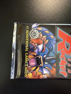 Pokemon 1st Edition Team Rocket Booster Pack - New Factory Sealed - Gyarados Art - Image 4
