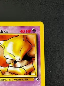 Sabrina's Abra 91/132 - Gym Heroes Vintage WOTC Pokemon TCG Card LP - Image 4